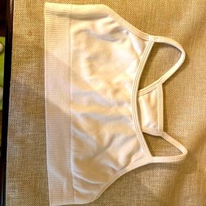 Athleta girls bralet, white, size 7